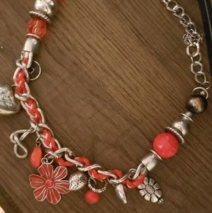 Red Charm Necklace